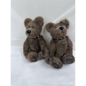 Boyds Bear Collection LTD 7” Plush ‘Humboldt’ 90-98 Faux Leather Studded Collar